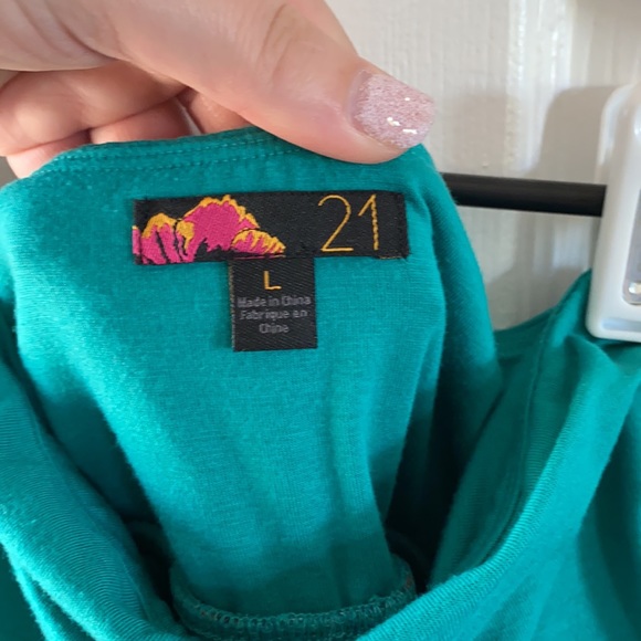 Fun colorful strapless dress size L - Picture 3 of 4